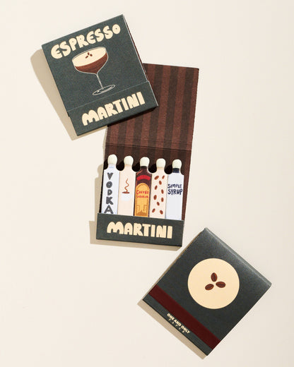 Espresso Martini Decorative Matchbook