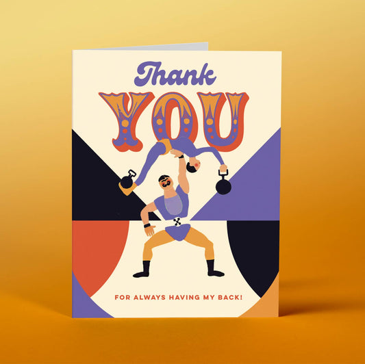 Circus Thank You Card