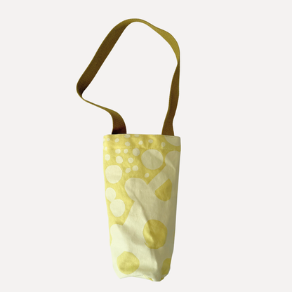 Dottie Print Cotton Canvas Wine Tote