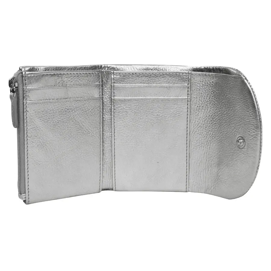 7105 Trifold Compact Wallet, Genuine Leather