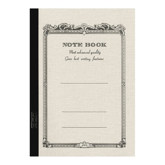 Vintage Inspired Lay-Flat Lined Notebook - 6.9" x 9.8"