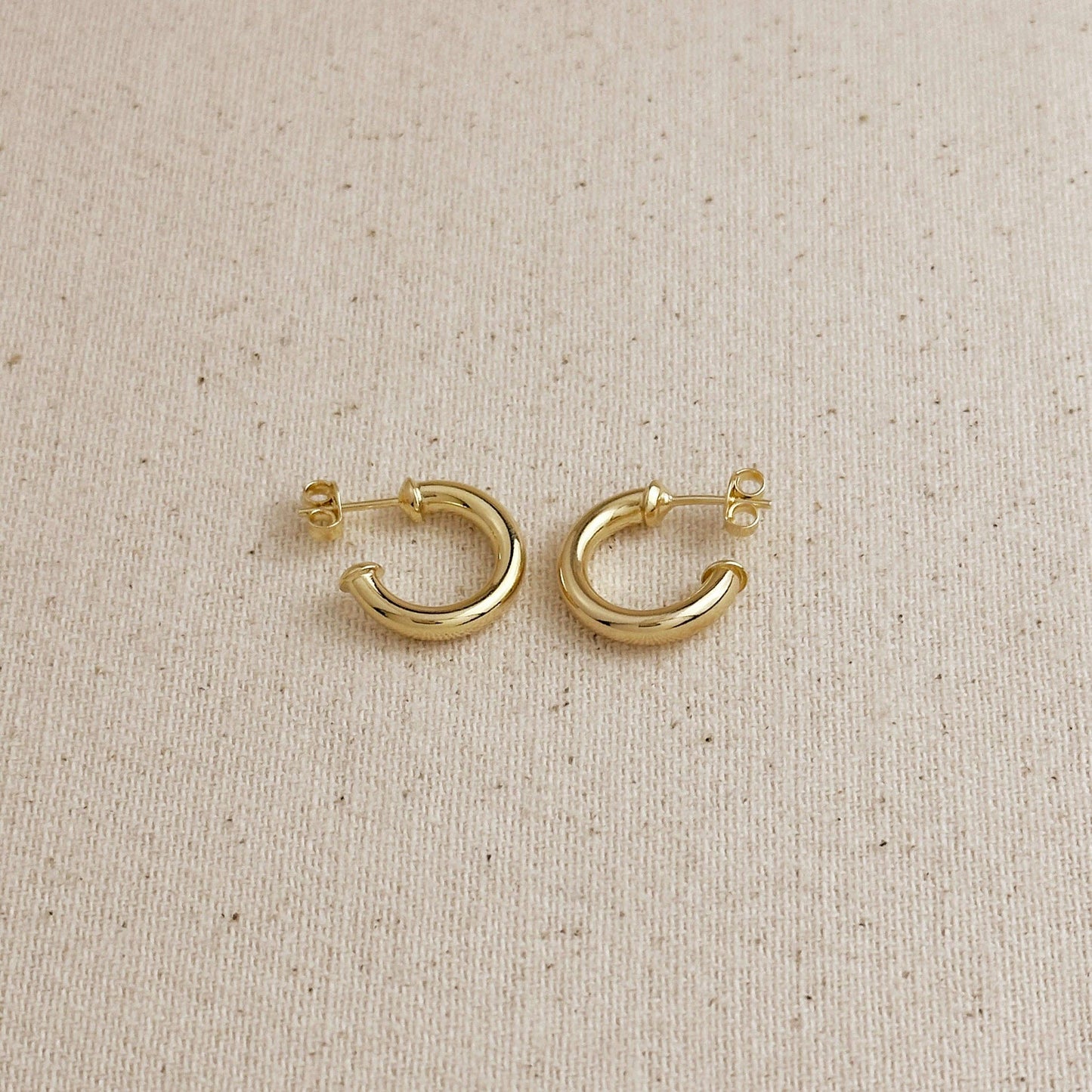 Mini Hoop Earrings (18k Gold Filled)