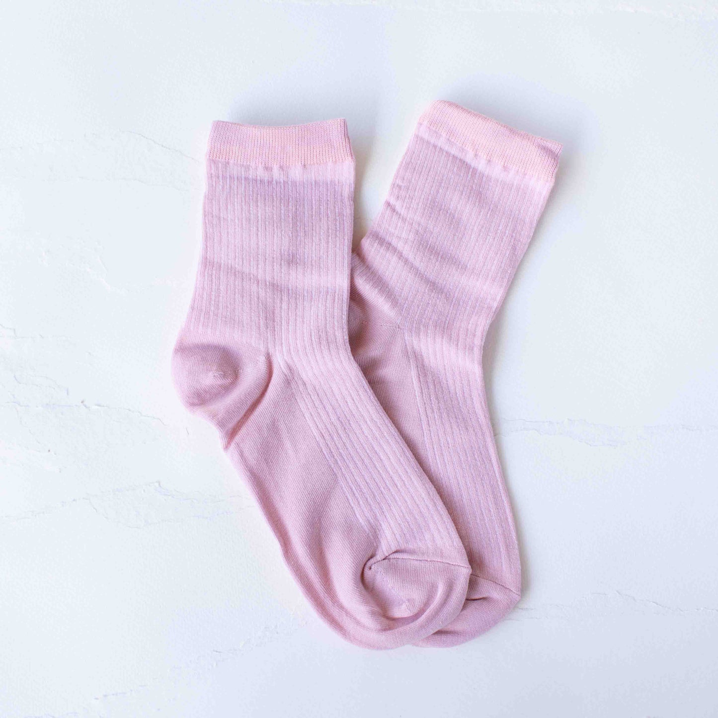 Lightweight Solid Socks