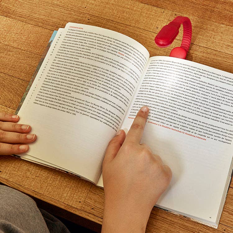 Rechargeable Booklight, Red