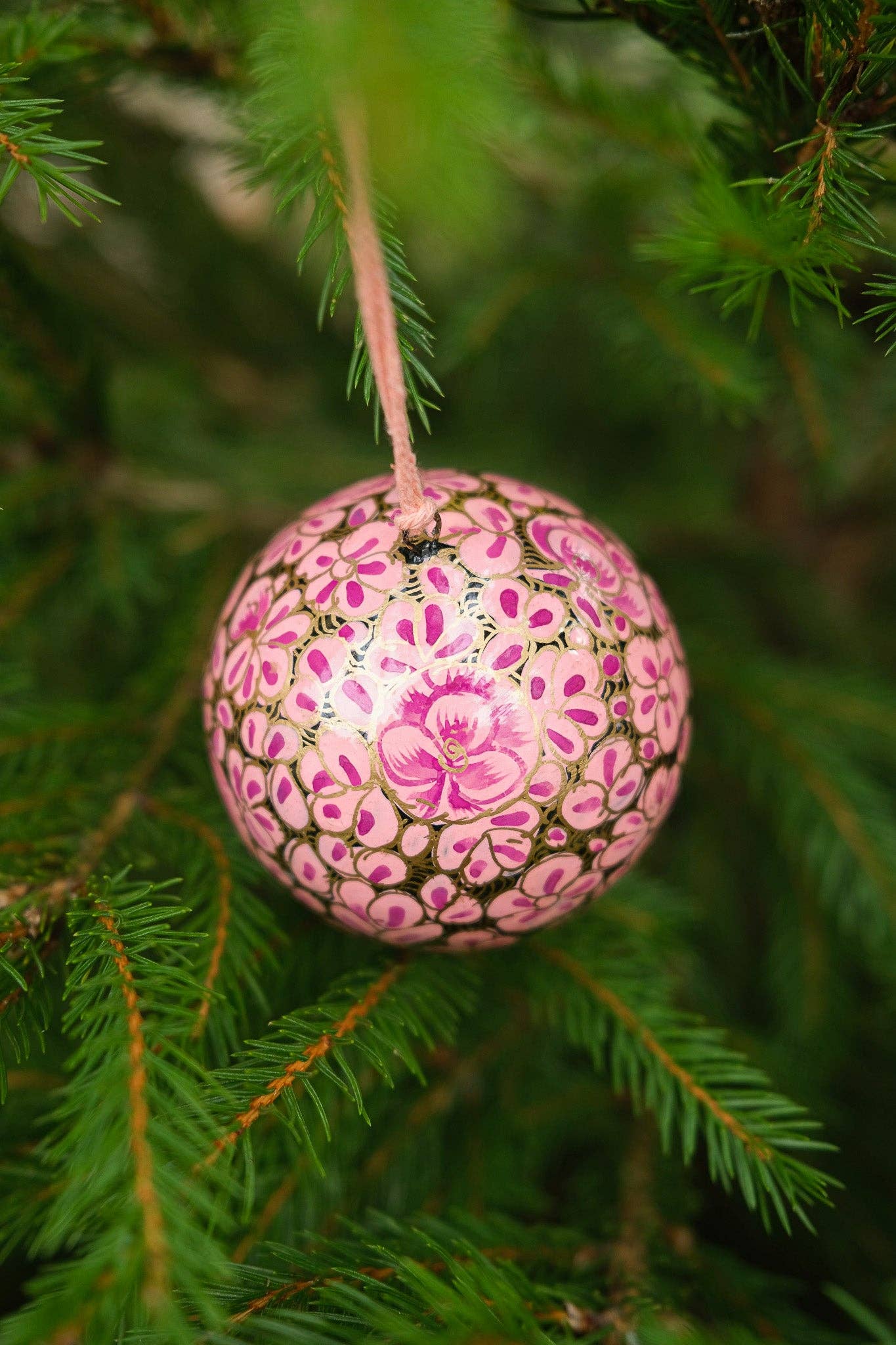 Lilac Florals Bauble