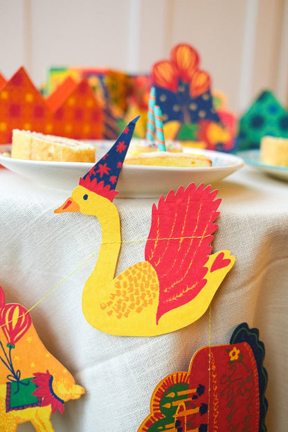 BIRTHDAY PARTY SEWN GARLAND