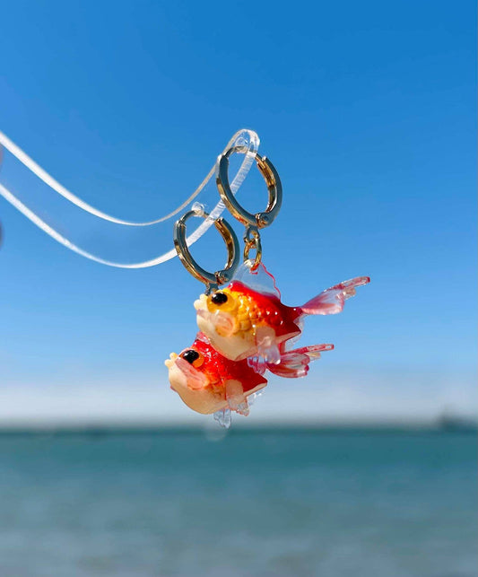 Unique Goldfish Earrings