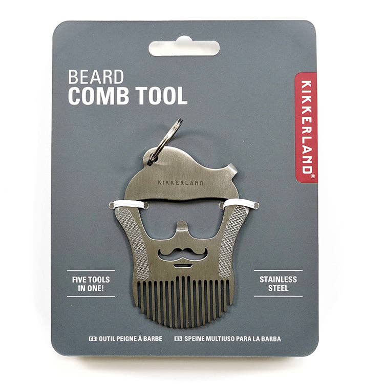 Beard Comb Multi-Tool Keychain