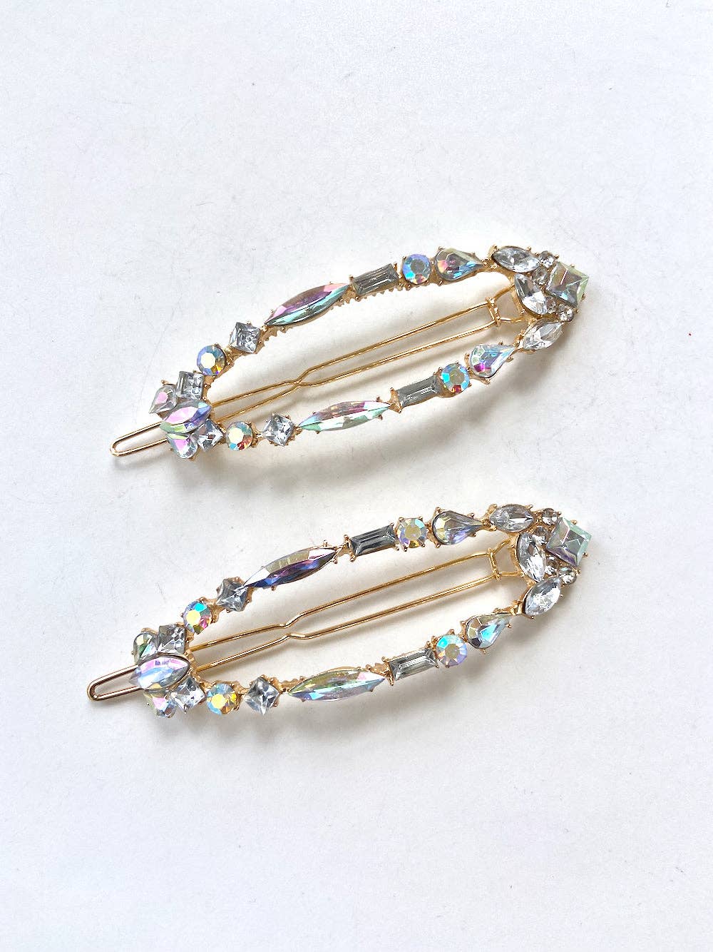 Diamond Gems Barrette Hair Clip