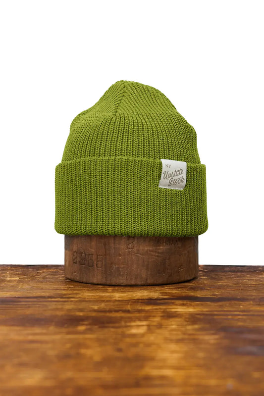 Pistachio Green Super Fine Upcycled Cotton Watchcap