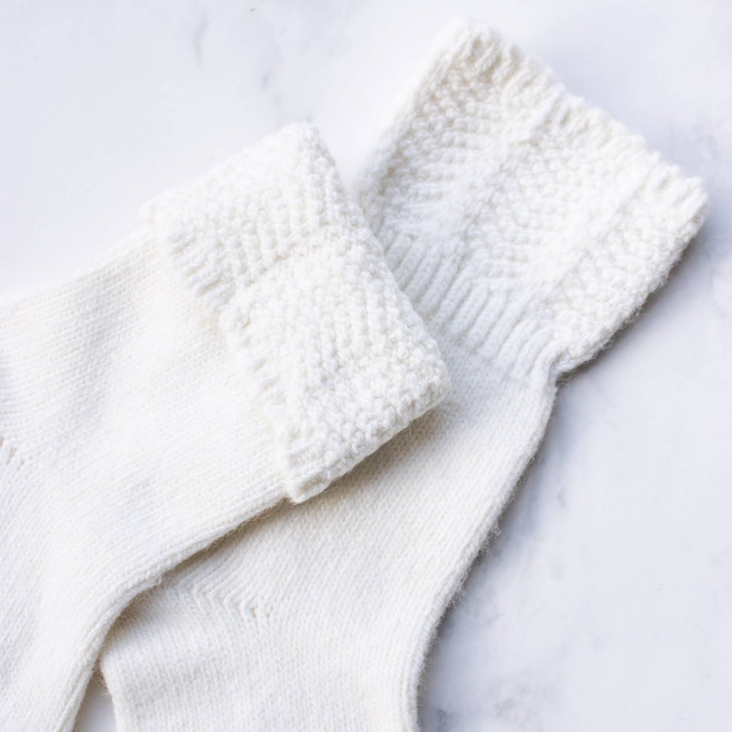 Charlotte Combed Wool and Cashmere Socks