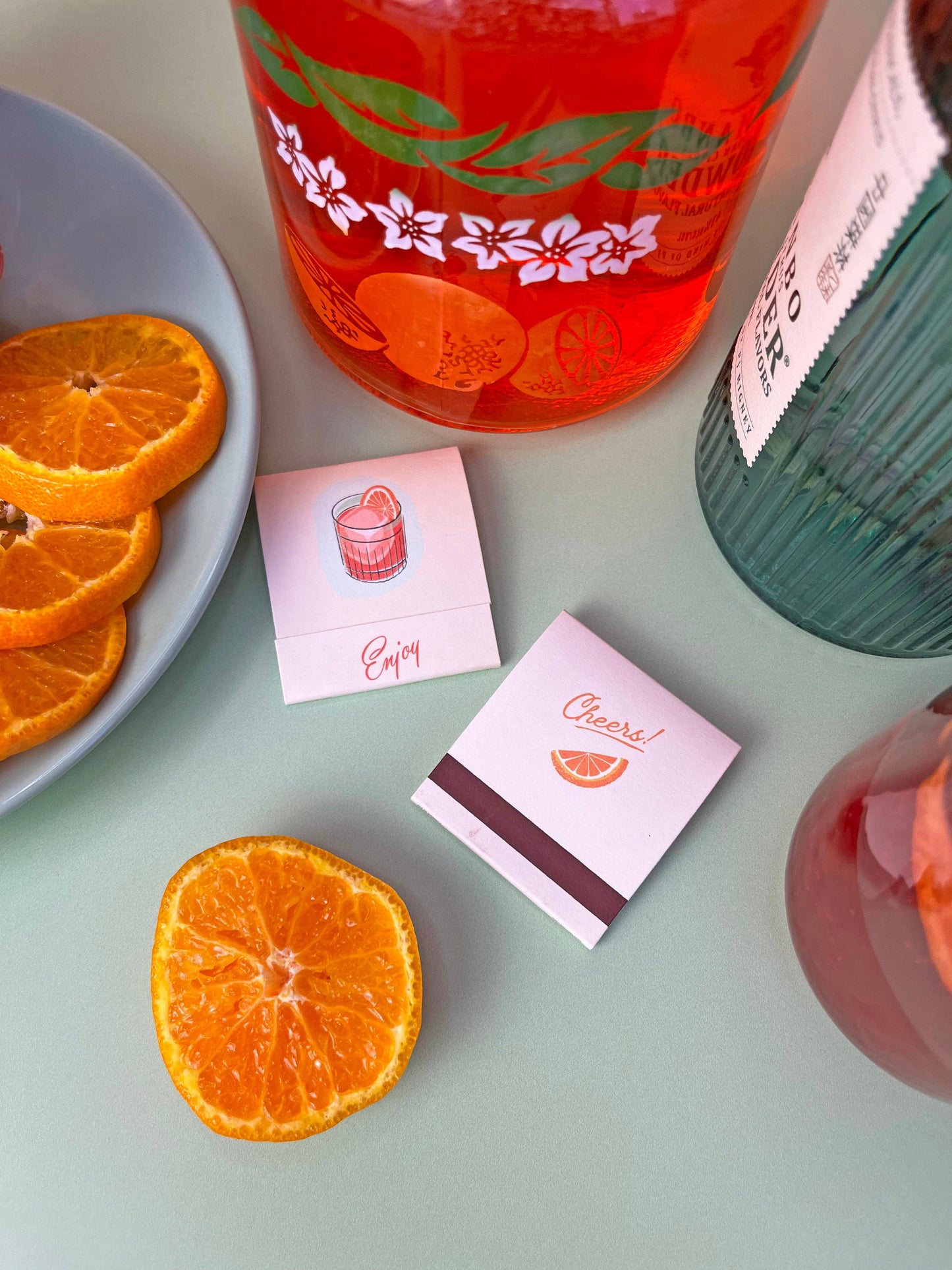 Negroni Cocktail Matchbook