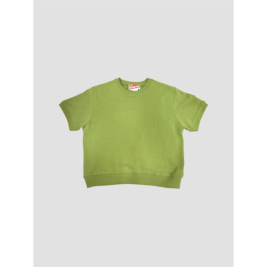 Organic Cotton Terry Short Sleeve Crewneck