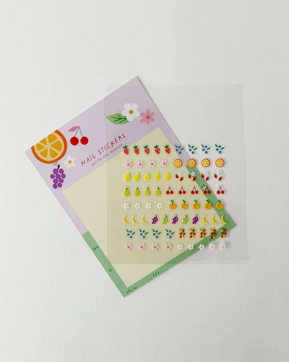 Fruits Petite Nail Stickers Sheet