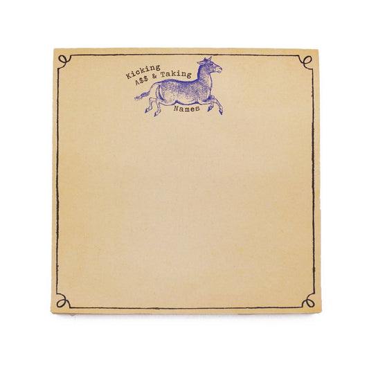 Sassy Donkey Square Notepad 100 Sheets