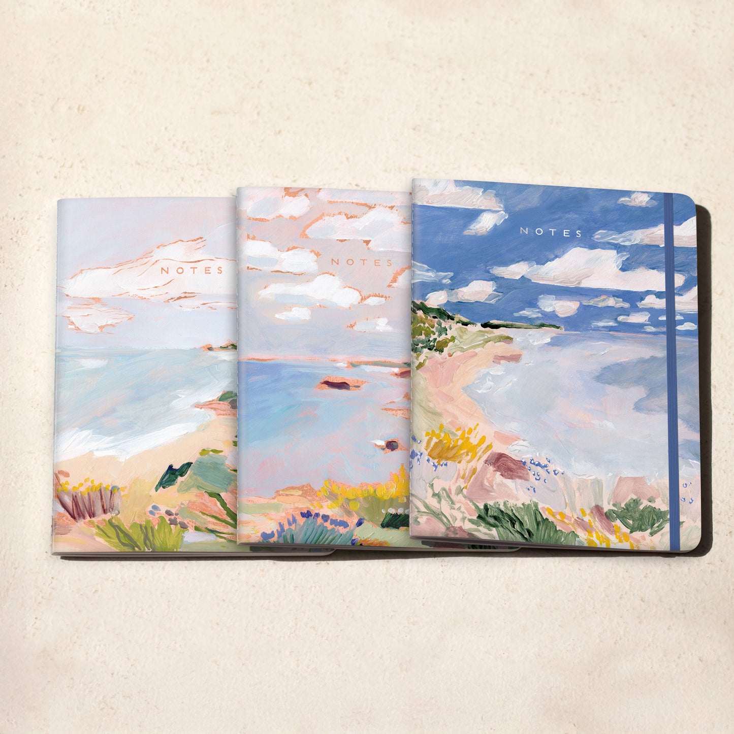 Floral Bluff Sewn Notebook Set with Plantable Seed Band