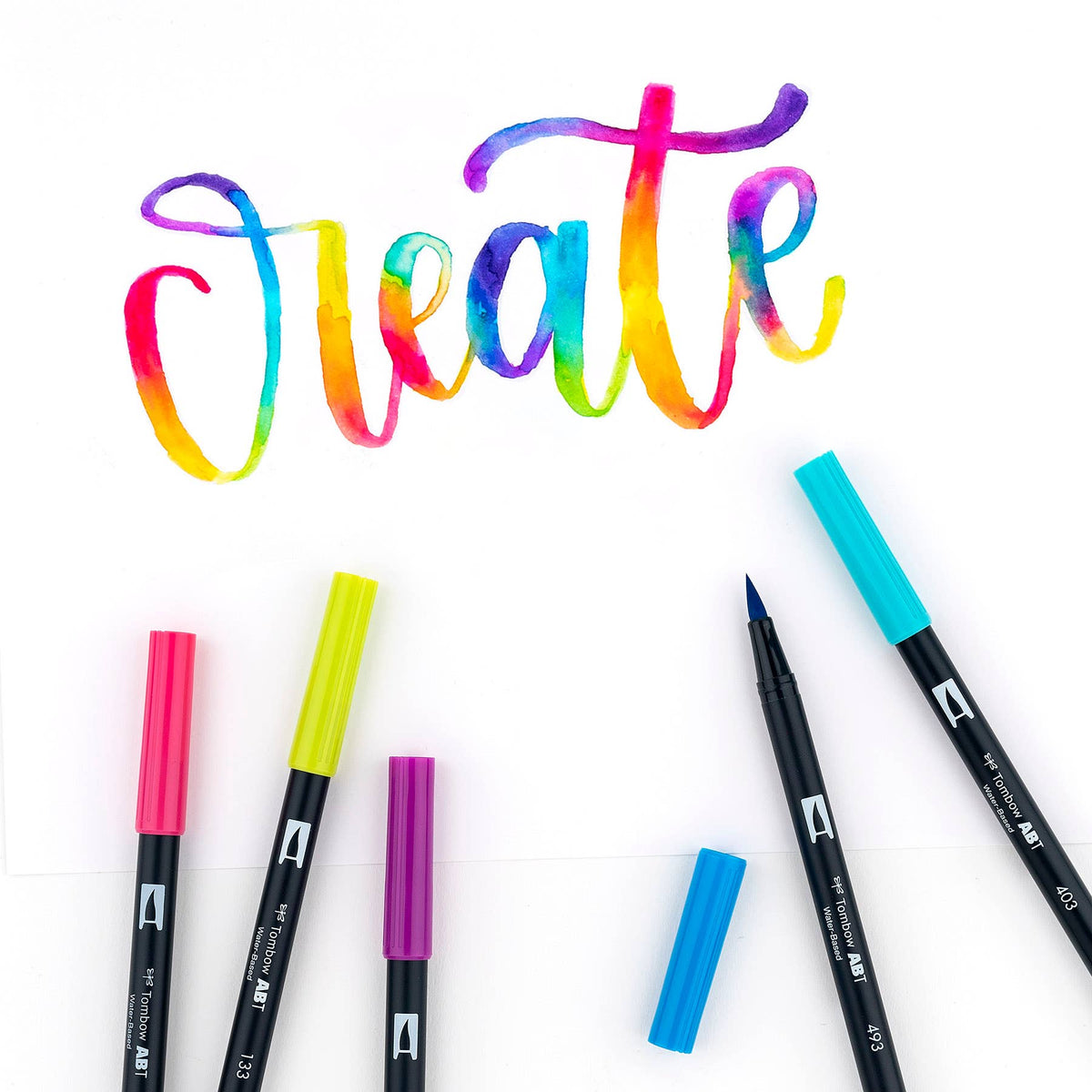 Tombow Dual Brush Pen Art Markers Bright 10 Pack