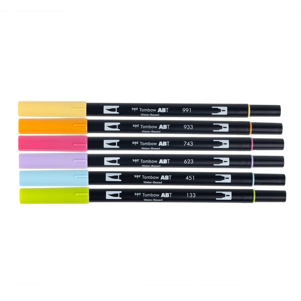 Tombow Dual Brush Pens, Yay Sorbet 6-Pack