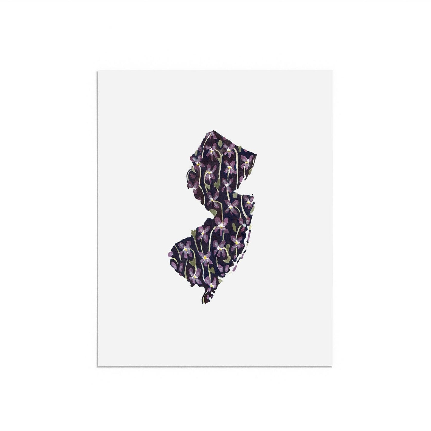 New Jersey State Flower Botanical Art Print