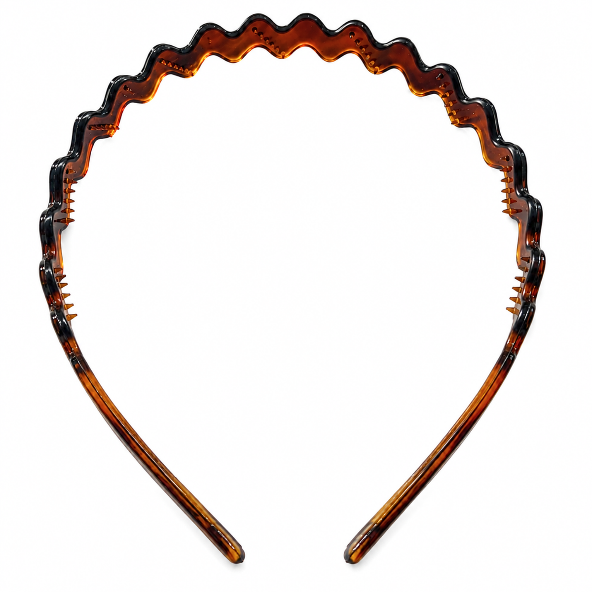 Tortoise Shell Wave Headband, Thin Cellulose Acetate
