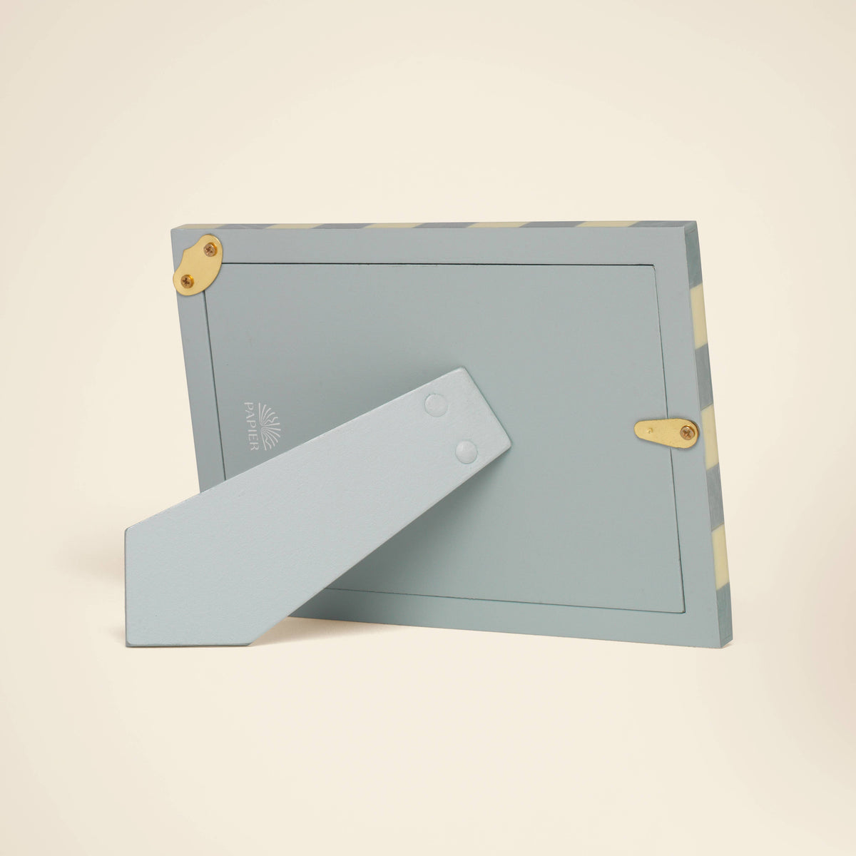Striped Resin Desk Photo Frame, 4x6