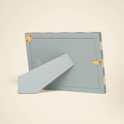 Striped Resin Desk Photo Frame, 4x6