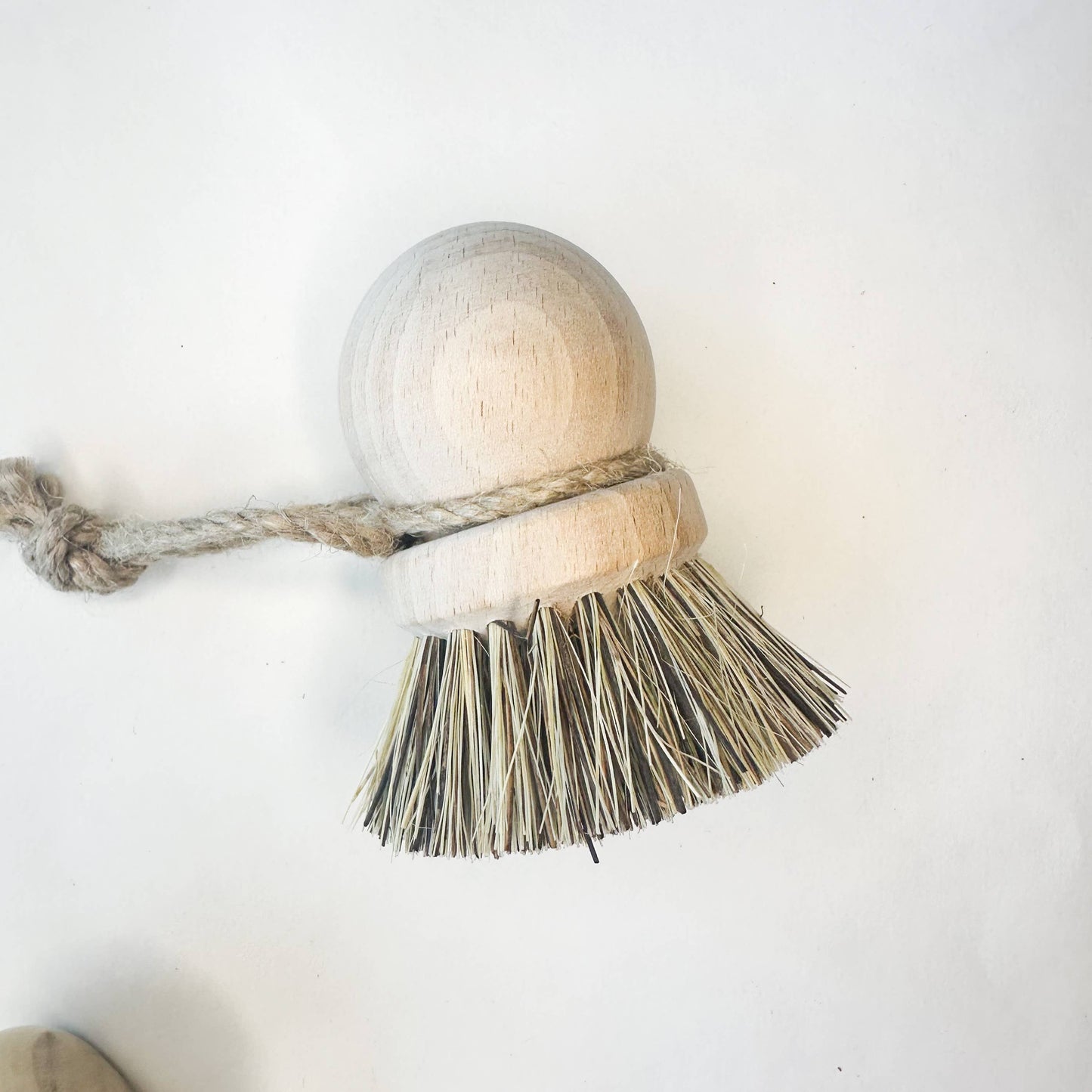Natural Wood Pot Brush Eco Kitchen Scrubber