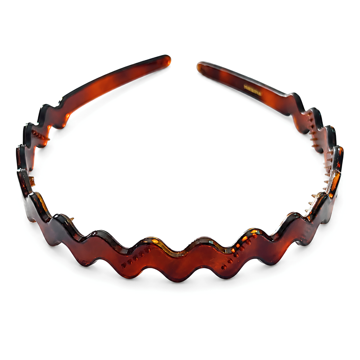 Tortoise Shell Wave Headband, Thin Cellulose Acetate
