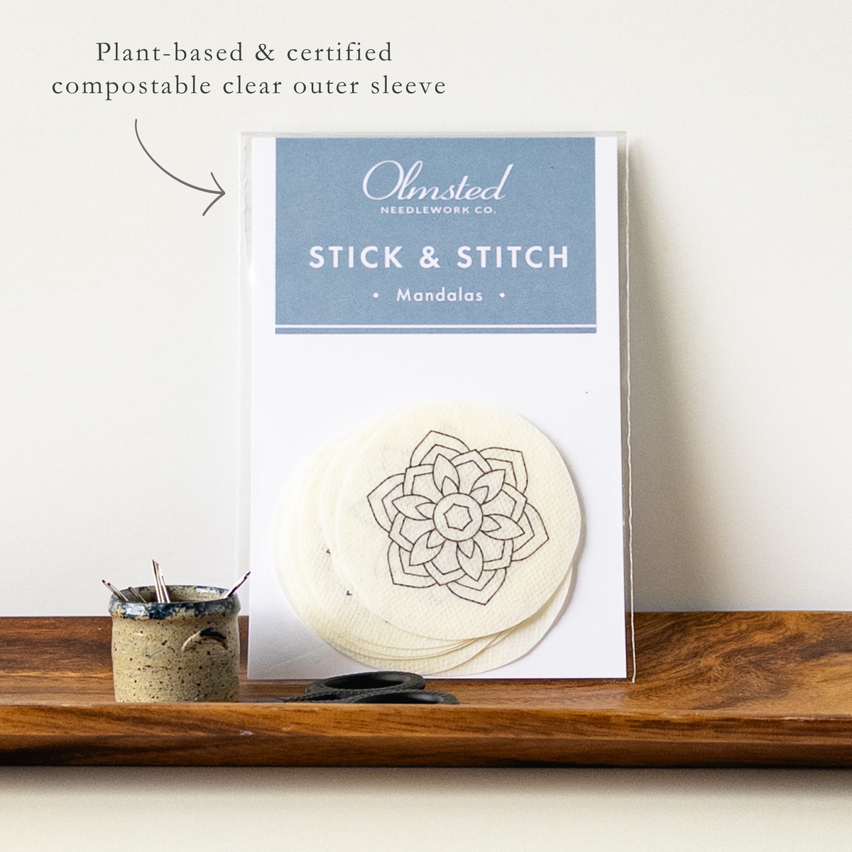 Mini Mushroom Stick and Stitch Embroidery Patterns