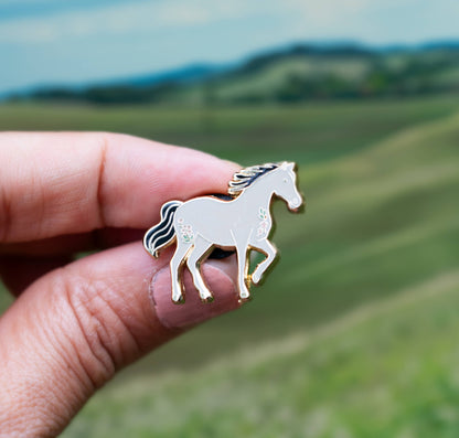 Horse Hard Enamel Lapel Pin Western