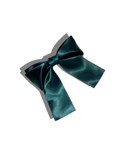 Handmade Satin Hair Bow Clip