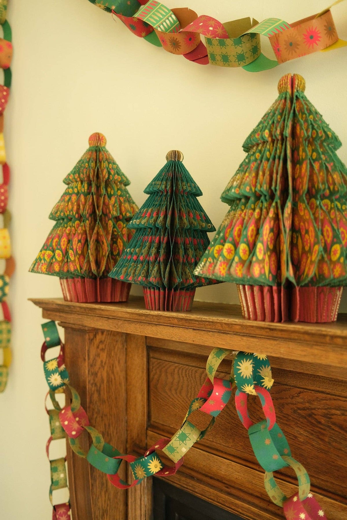 Christmas Tree Honeycomb Paper Decoration