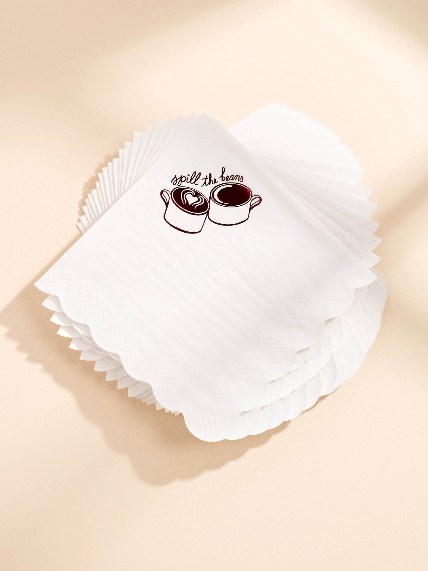 Spill the Beans Cocktail Napkins Set of 20