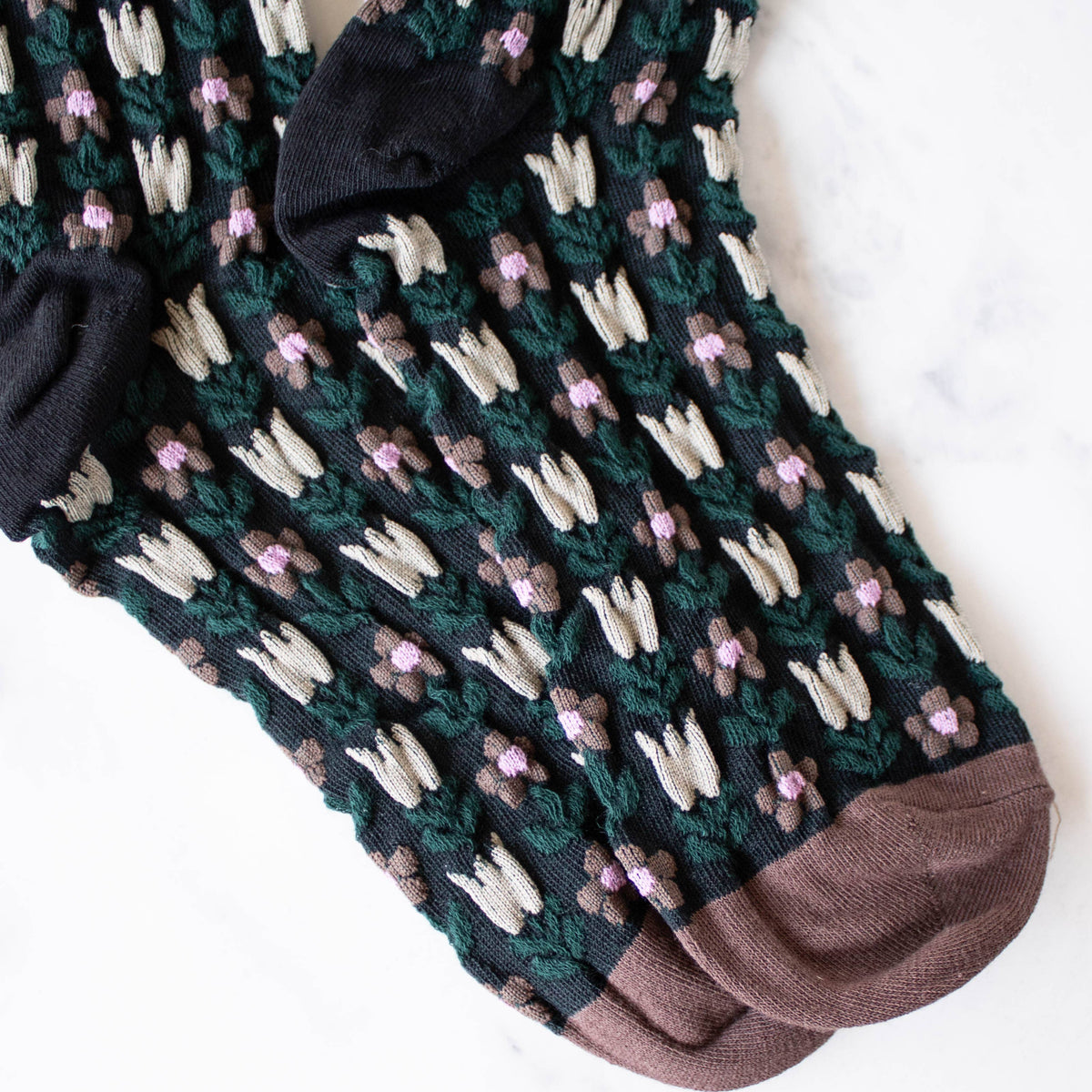 Vintage Floral Casual Socks