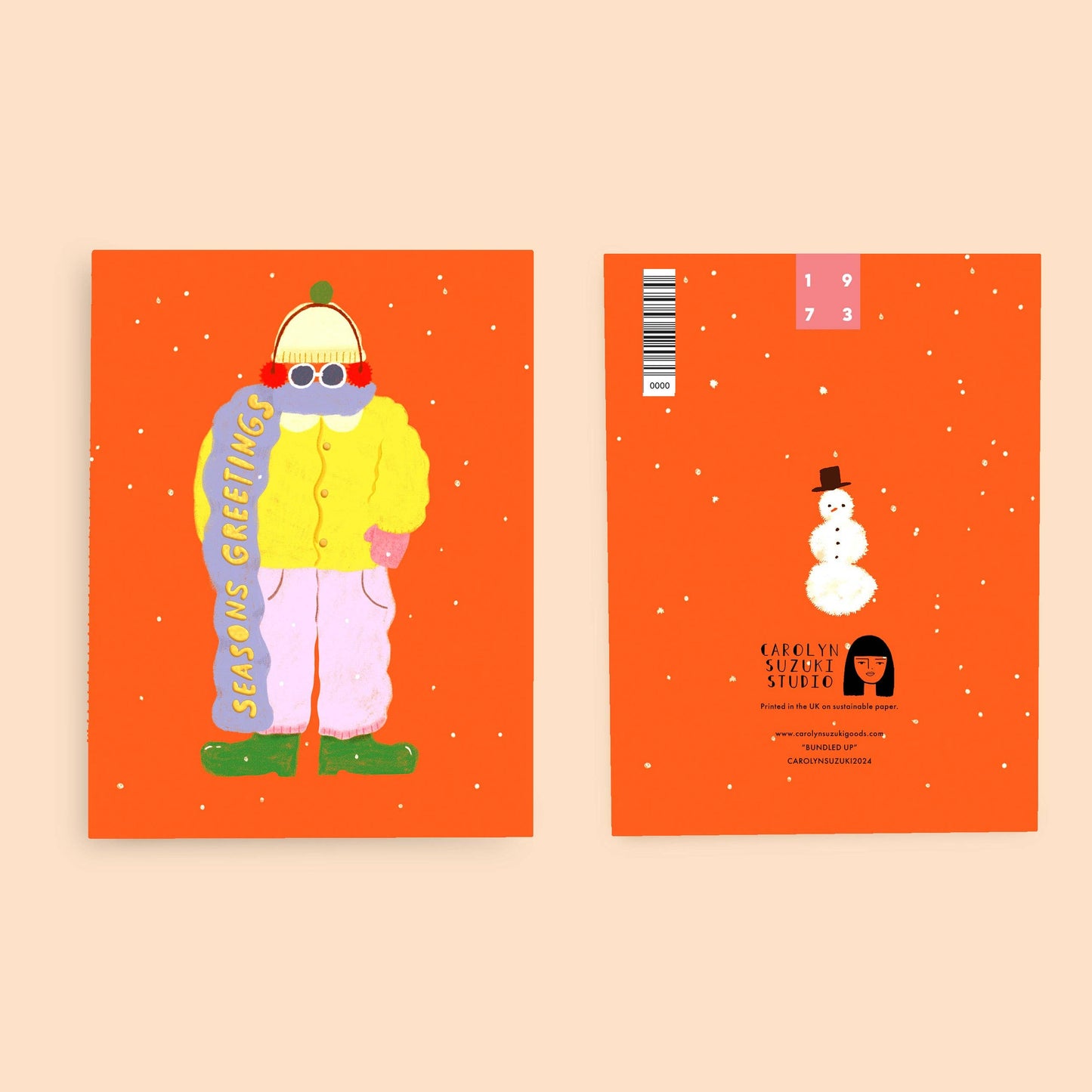 BUNDLED UP - Holiday Card