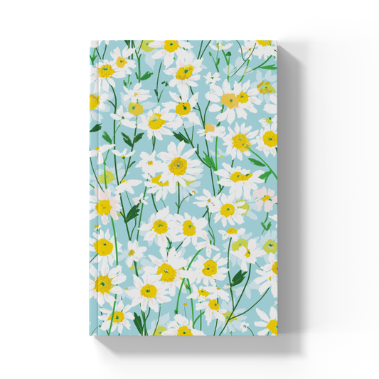 Spring Daisies Soft Touch Layflat Notebook