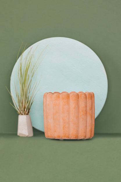 Handmade Scallop Planter 4.5 Inch