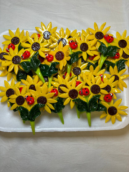 Sunflowers Kitchen Magnet