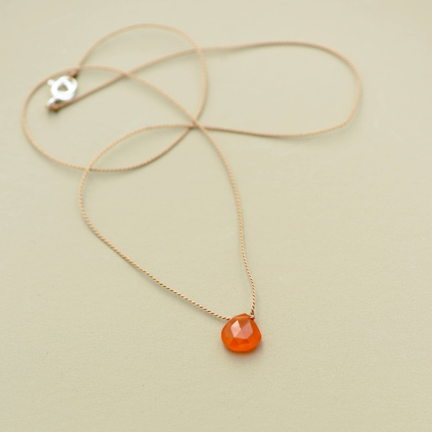 Delicate Teardrop Pendant Necklace