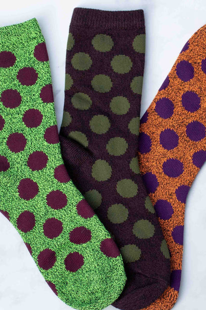 Big Polka Dot Pattern Socks