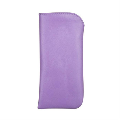 Sage Leather Eyeglass Case Slim Reading Glasses Case