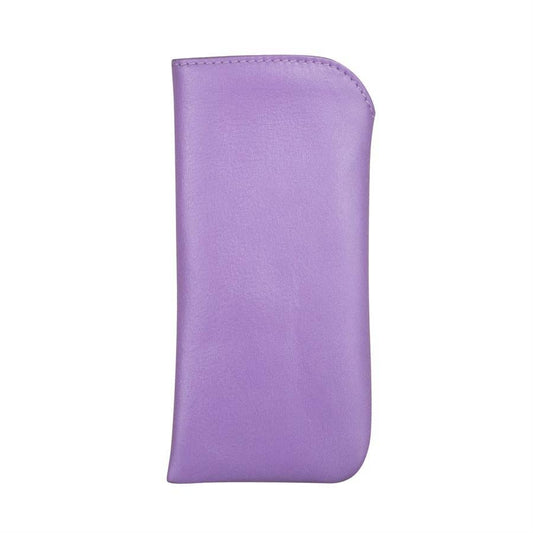Sage Leather Eyeglass Case Slim Reading Glasses Case