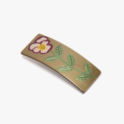 Pansy Flower Barrette