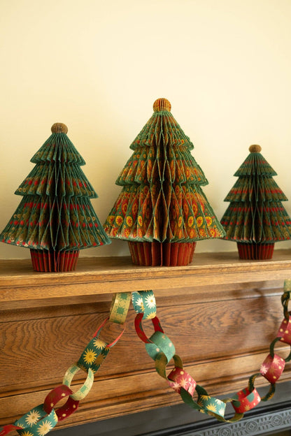 Christmas Tree Honeycomb Paper Decoration