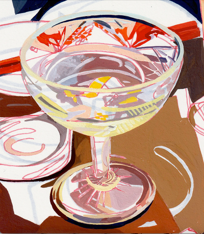 "Martini with a Twist" Cocktails in New York Giclee Print