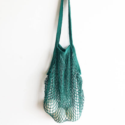 Reusable Organic Cotton Mesh Bag (Long Handle)