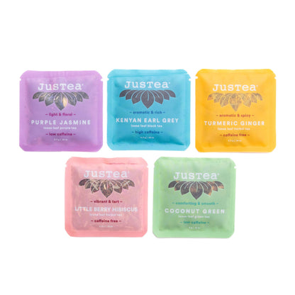 JusTea Loose Leaf Tea Sampler Pack