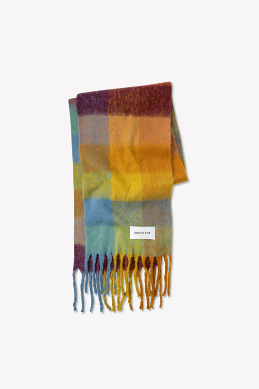 The Reykjavik Scarf - Yellow Check