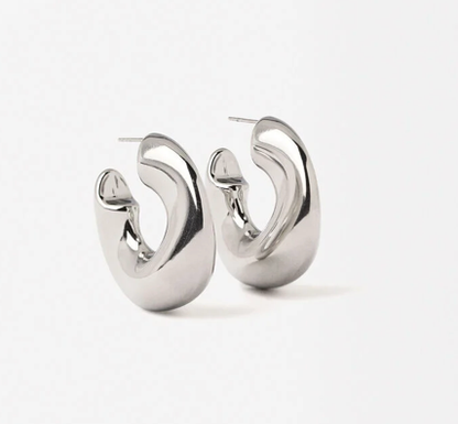 Wave-Puffy Hoops