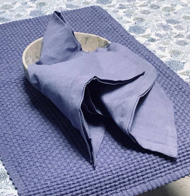 Woven Placemat : French Blue